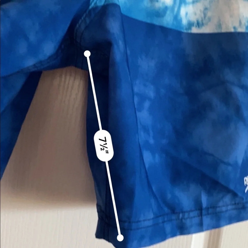 Men’s Blue and white speedo swim trunks Medium‎